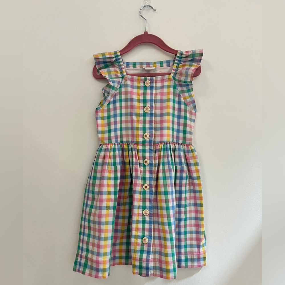 Crewcuts Multicolor Checkered Kids Dress